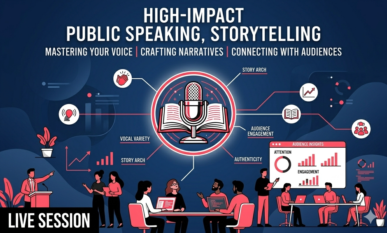 Session: High-impact public speaking, storytelling
